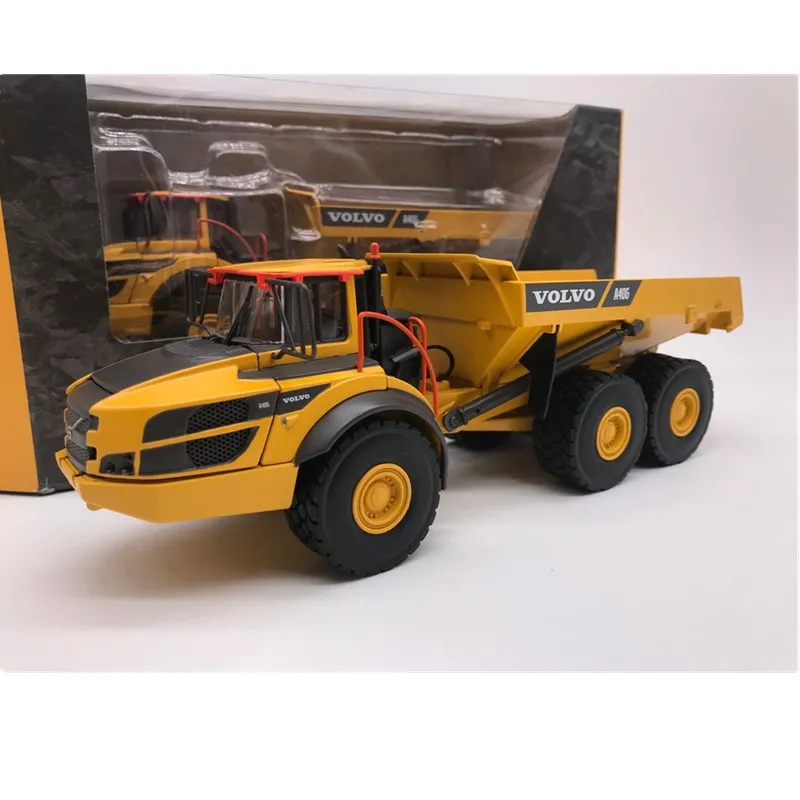1:50 модель грузовика из сплава Volvo A40G игрушечный металлический грузовик автомобиль инженерный автомобиль коллекционный подарок