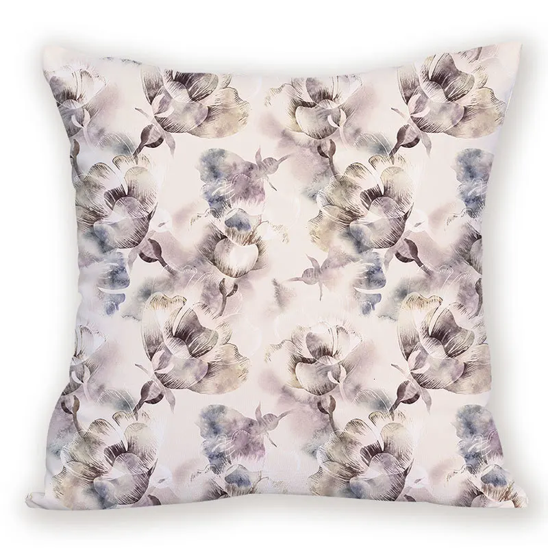 Винтаж Цветок Наволочка красочная Decorativos для офиса челнока подушки крышки Almohadones Decorativos челнока