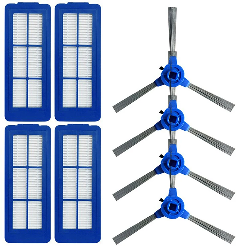 8 pièces de rechange brosses latérales Kit de filtres pièces de rechange pour Eufy Robovac G10 accessoires daspirateur Robot hybride