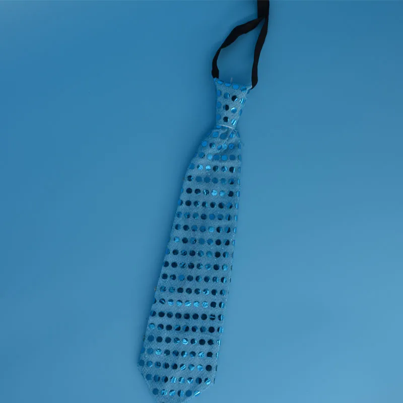 blue tie Женский Мужской светящийся галстук светящаяся игрушка мигающий галстук-бабочка со светодиодами танцевальная сцена день рождения свадебное украшение Хэллоуин navidad - Цвет: blue tie