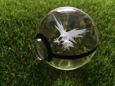 1 50 мм 3D «Pokemon Go», с украшением в виде кристаллов с круглыми пуговицами сотового питание светодиодный ночной Светильник магический шар для детей рождественские подарки - Цвет: 1