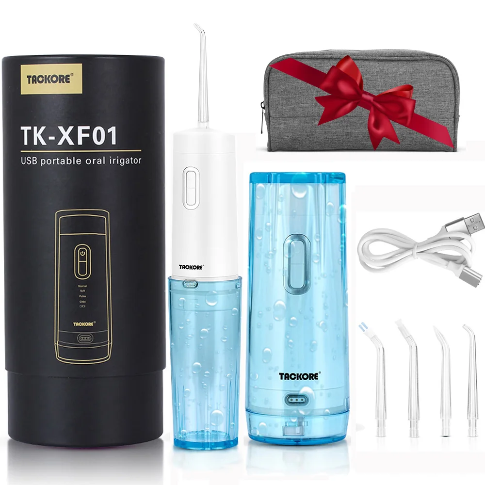 Oral irrigator USB Rechargable Portable Irrigator Water Jet SPA Dental Flosser Teeth Cleaner Home Travel | Бытовая техника