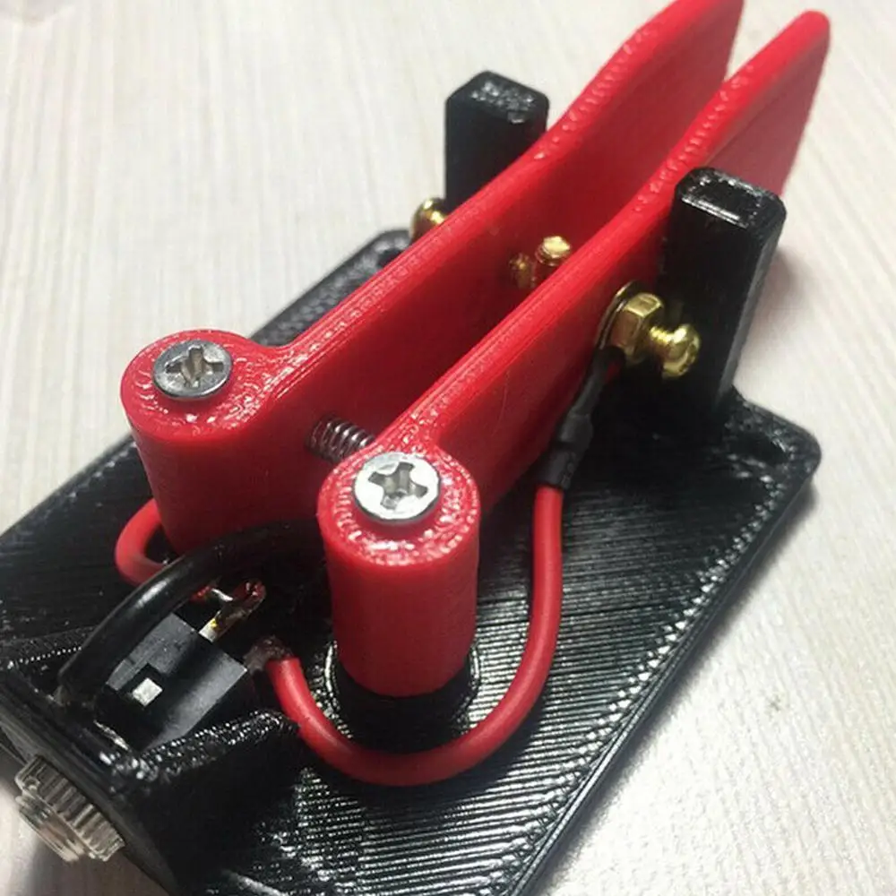 1 шт. Новый автоматический передатчик ключа AK02 код Morse короткая волна Keyer Paddle auto CW