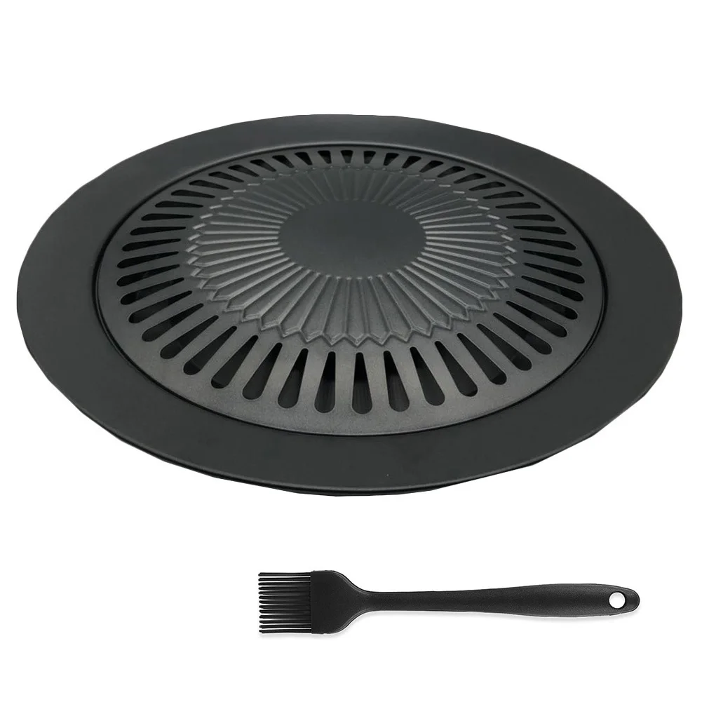 Европейский уличный бездымный гриль барбекю сковорода газовая Бытовая