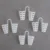 4pcs/8pcs Anti Snoring Nose Clip Breathable Easy Sleep Snore Stopper Aid Nasal Dilators Device Congestion Aid No Stripes Cones