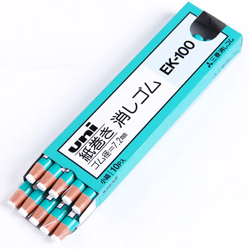 3 pz/lotto Mitsubishi Uni Tipo di Matita Eraser Super Eraser Medio Ek-100 Scuola e Forniture Per Ufficio - immagine 6