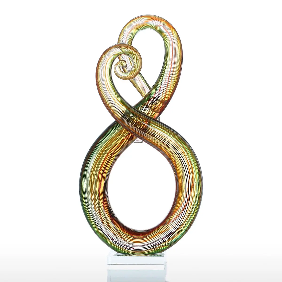 

Glass Sculpture Surround Glass Sculpture Home Decor Animal Ornament Gift Craft Decoration