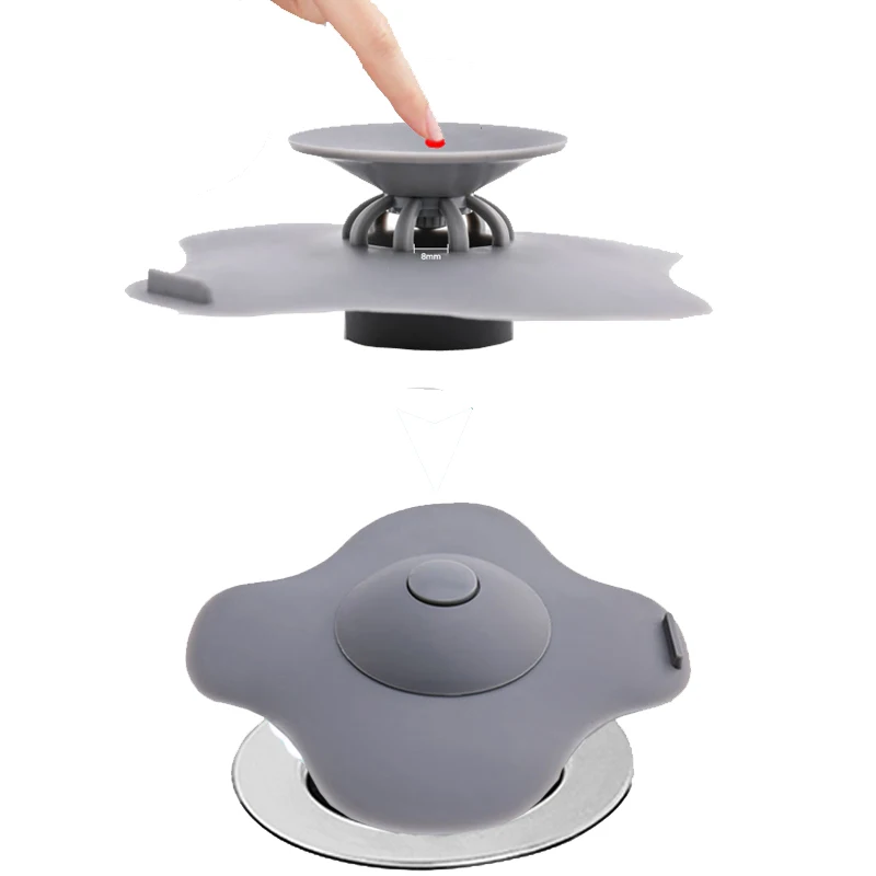 Резиновый Круглый Силиконовый Фильтр для раковины фильтр воды пробка слива