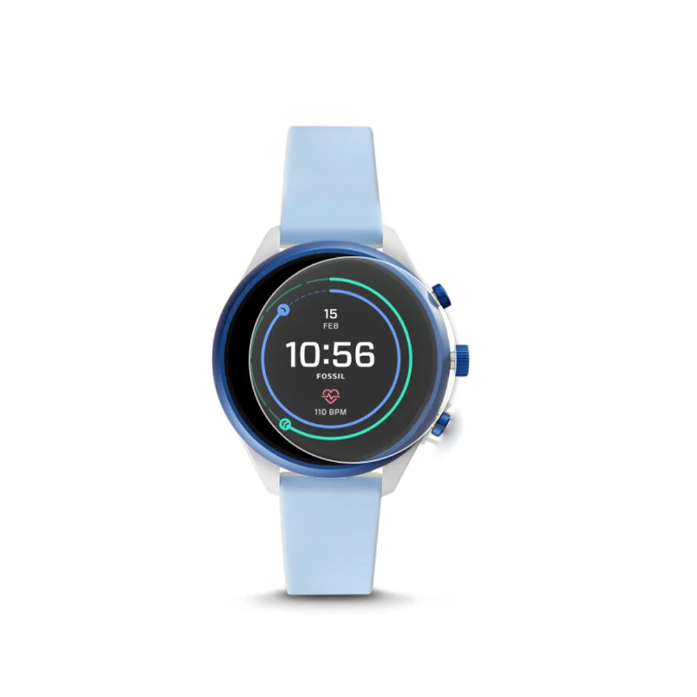 5Pcs Tempered Glass For Fossil Sport 