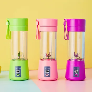 

More Function Motor-driven Juicer Portable Juicing Cup Mini- Charge Juice Cup 6 Leaf
