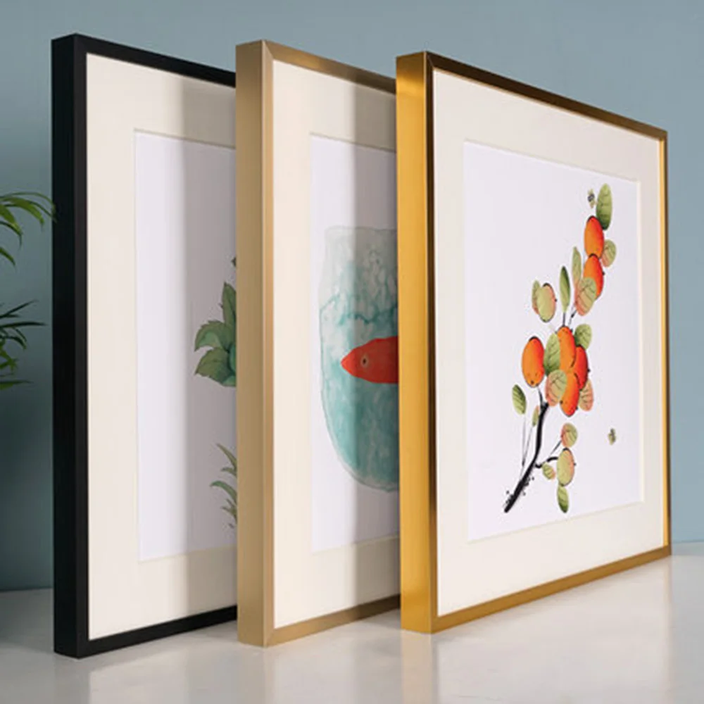SS07 13 size available aluminium alloy wall hanging photo frame & picture frame no plank and no Plexi glass no picture