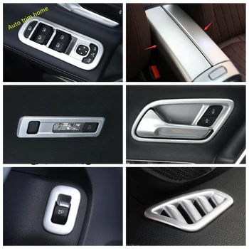 

Matte Interior Refit Kit Door Lift Button / Armrest Box / Air AC Panel Cover Trim For Mercedes-Benz CLA 200 C118 W118 2020 2021