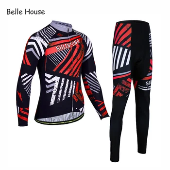 

2021 New Style Long-Sleeved Mountain Road Bike Comfortable Cycling Suit Sport Outdoor Moisture Wicking Riding Equipment CYSU0022