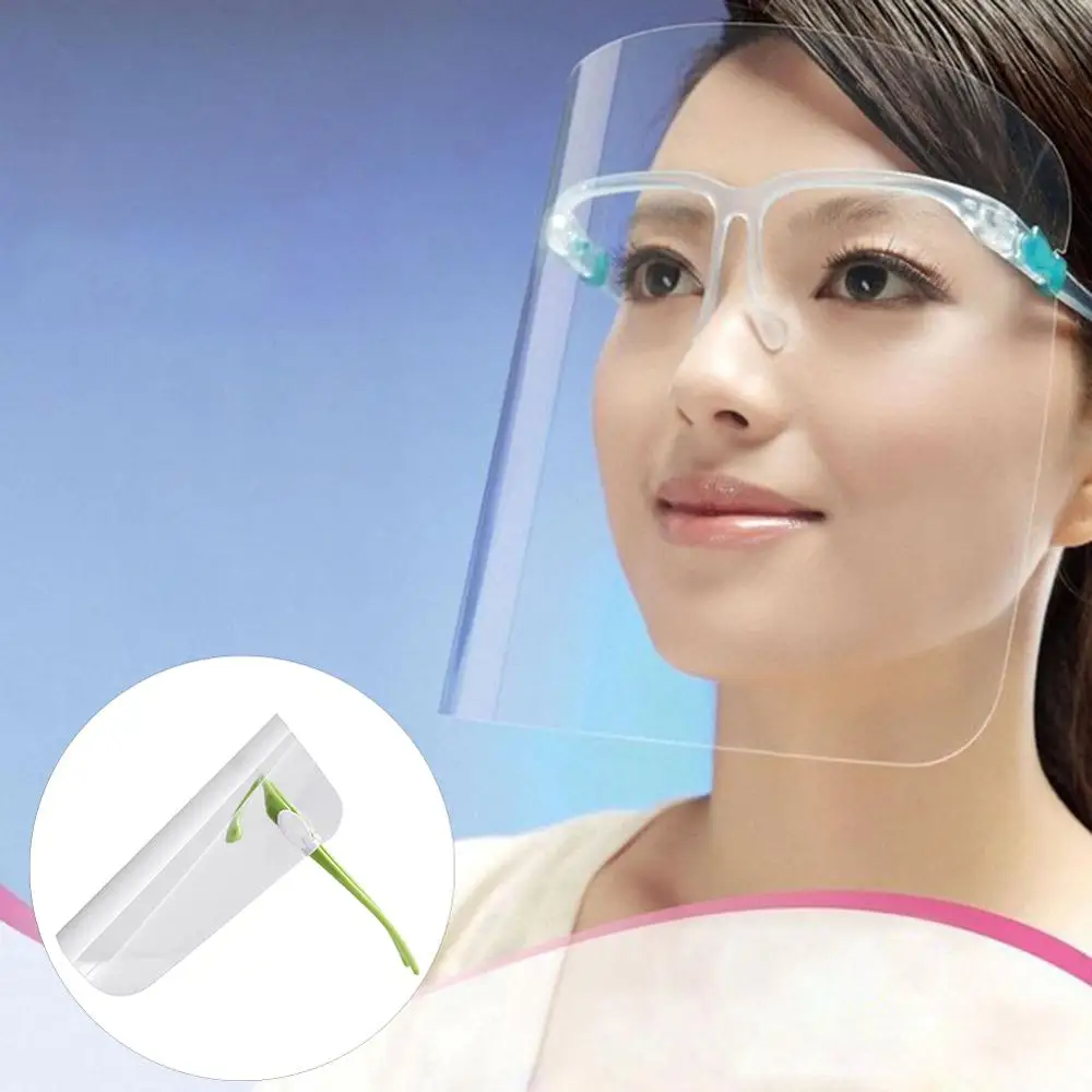 

Useful Face Shield Eye PC Screen Kitchen Cooking/Nursing/Nails Beautify Anti-fog Anti-Oil Splatter Mask Transparent