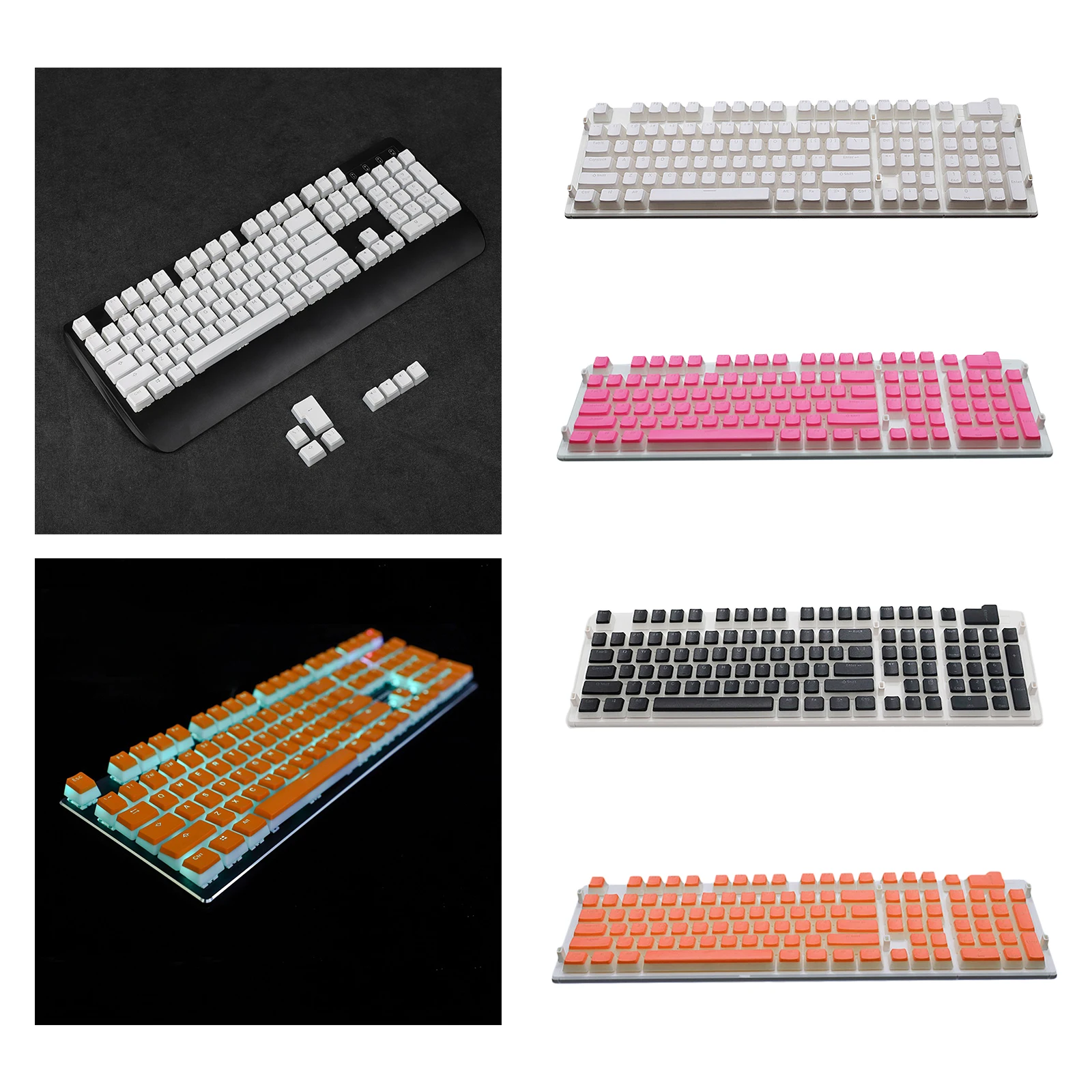 Keycaps PBT с подсветкой Pudding Набор для Cherry MX механическая клавиатура | Компьютеры и