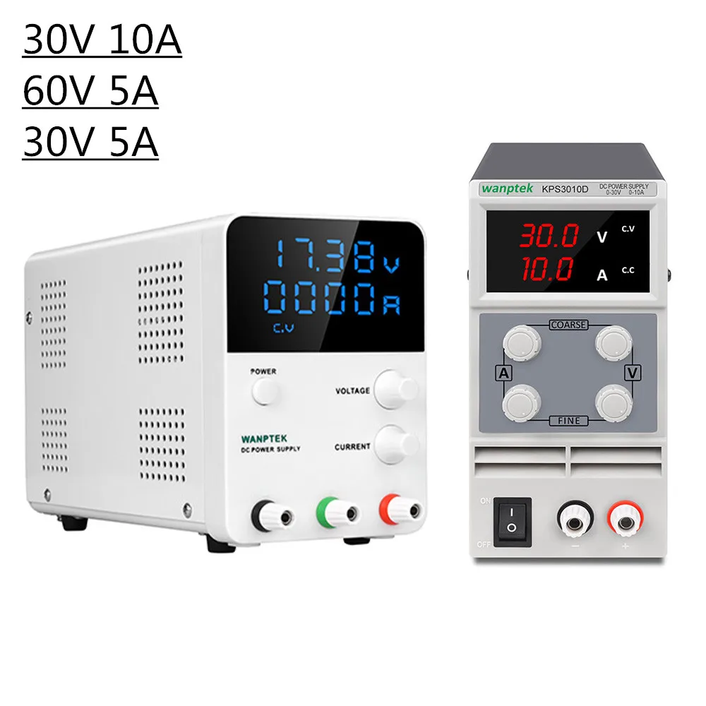

2types 30V 10A Adjustable DC Lab Power Supply Switching LED Display Regulated Bench Source Voltage And Current Regulator 30 V