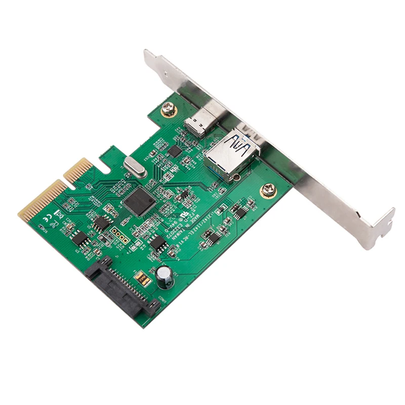 PCIE USB адаптер PCI-E USB 3,1 Gen 2 type-A+ type-c PCI Express хост-контроллер карта рейзер адаптер 10 Гбит/с ASM3142 чипы для ПК