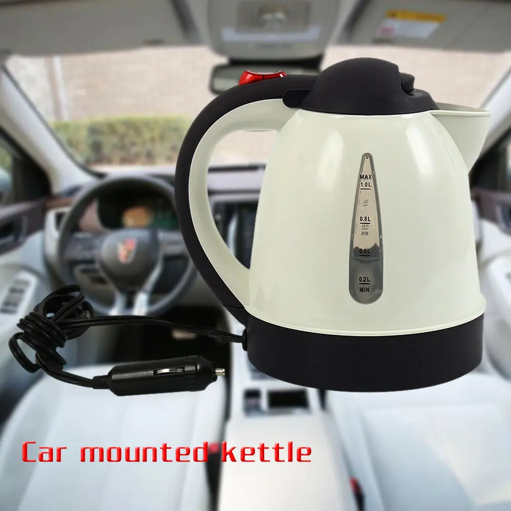 1000ML 12v Camper Car Accessories Cars Hot Electric Kettle Portable Travel RV Van Motorhome Cigarette Lighter Socket | Автомобили и