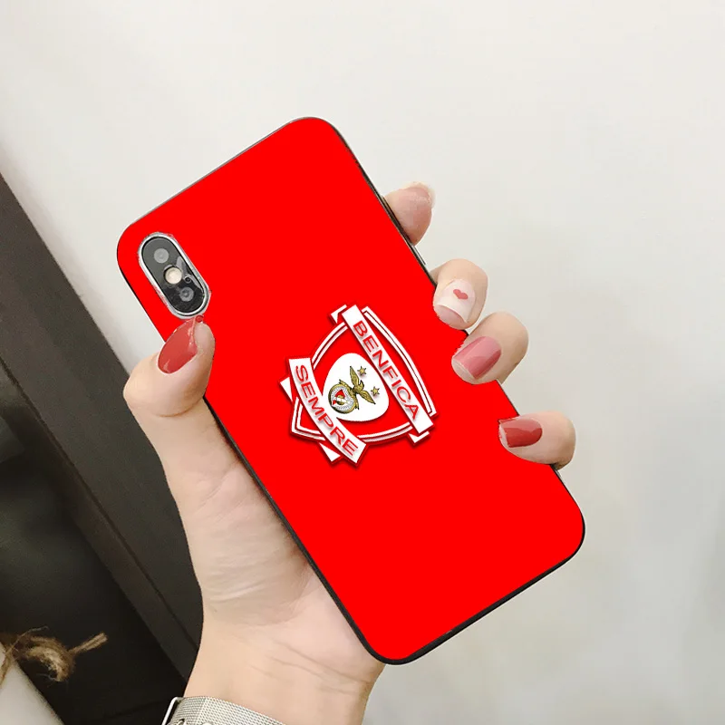 Чехол для телефона для спорта Lisboa e Benfica FC DIY Чехол рисунок для Fernades черный мягкий ТПУ чехол для iPhone XR XS MAX 8 7plus 6s 5