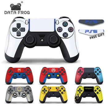 

DATA FROG Vinyl Decal Protective Skin Stickers For PS4 Controller Full Cover Skin Cover For PS4 Slim/Pro Gamepad Accessories