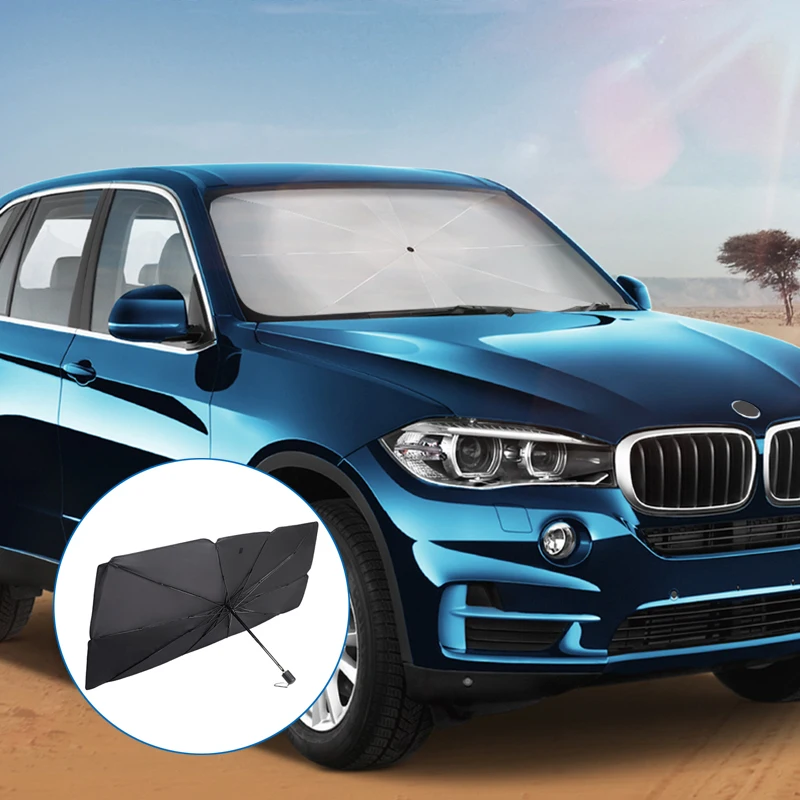 

Car Windshield Sunshades Sun Shade Blocks UV Rays Sun Visor Protector Parasolw Auto Front Windo Interior Covers Protection New