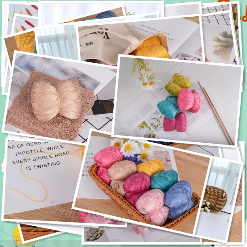 100g 뽕나무 실크, 원사 얼음 실크 실, 크로 셰 뜨개질 실, DIY 수제 뜨개질 무료 배송 Alize 원사 스팽글 실 반짝이