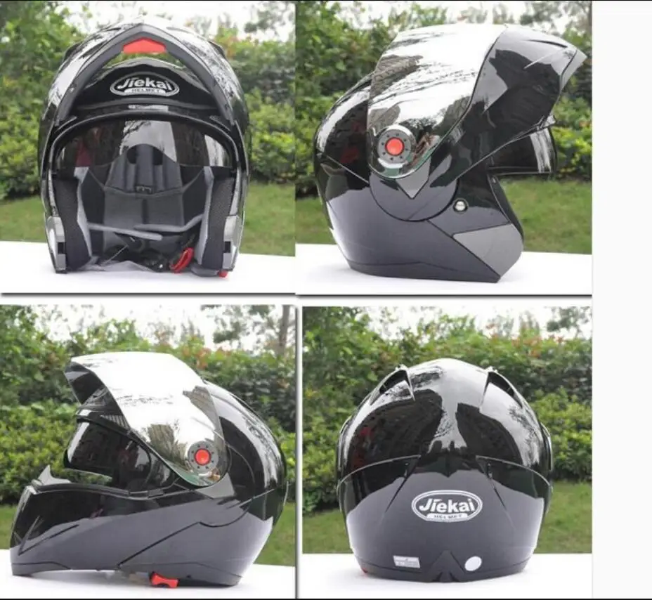 Мото rcycle двойной козырек шлемы модульный откидной шлем гонки двойные линзы capacete casco moto DOT шлем с сертификатом ECE JIEKAI 105