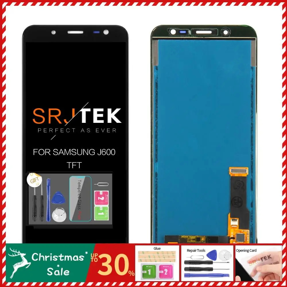 5," ЖК-дисплей для samsung Galaxy J6 J600 SM-j600F J600g J600fn/ds, сенсорный экран, запасные части для сенсорного экрана