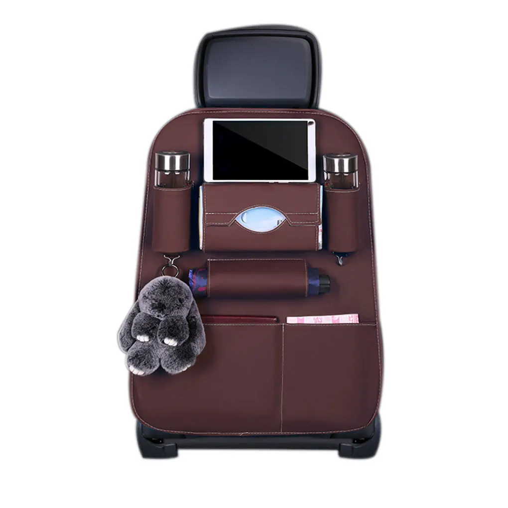 Автоматическая спинка для сиденья Органайзер сиденье автомобильное телефон планшет держатель для питьевой бутылочки карман для хранения сумка