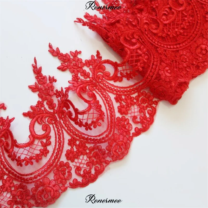 White/Ivory Sequin Cording Fabric Flower Venise Venice Mesh Lace Trim Applique Sewing Craft For Wedding Dec. 23cm 1Y delicate lace fabric lace sewing accessories lace sewing supplies lace accessories lace garment accessories lace decoration