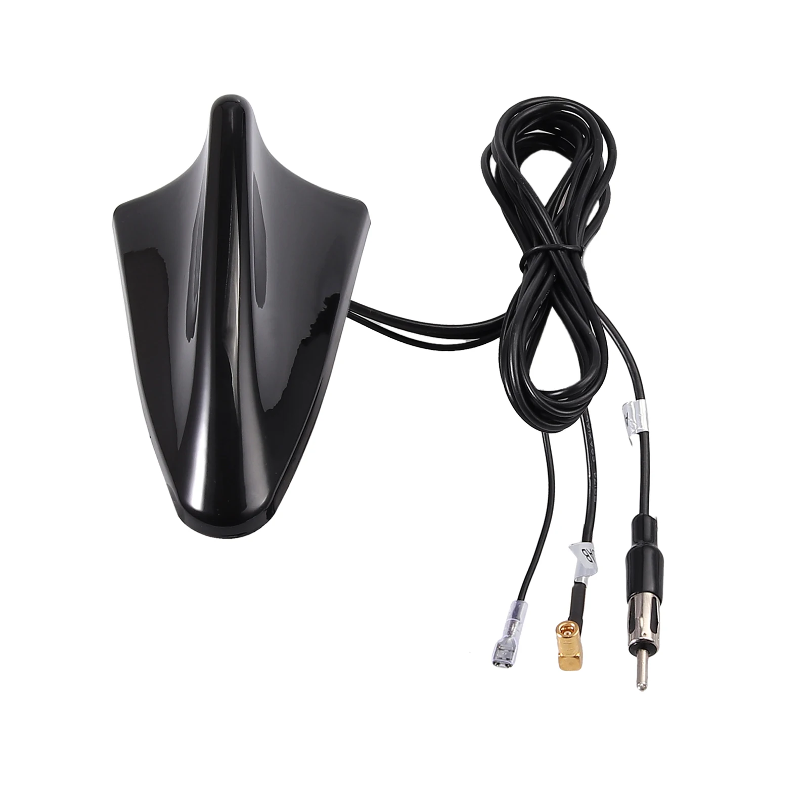 Justech FM Dachantenne Antenne Shark Design Aktiv SMB Kupplung DIN Stecker 5m для sony Pioneer Kenwood DAB радиосигнальные антенны