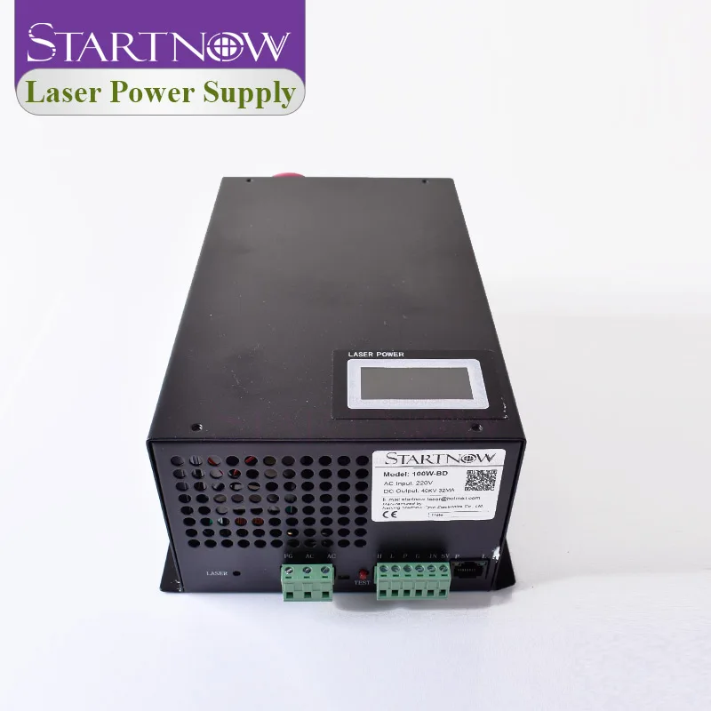 Startnow 100W BD лазерный Питание с Экран дисплея 90 Вт 120 для CO2 лазерная трубка станок
