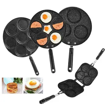 

3 4 5 7 Round Holes Non Stick Thickened Omelet Pan Pancake Steak Pan Household Kitchen Cookware Breakfast Maker Cooking Egg Pan
