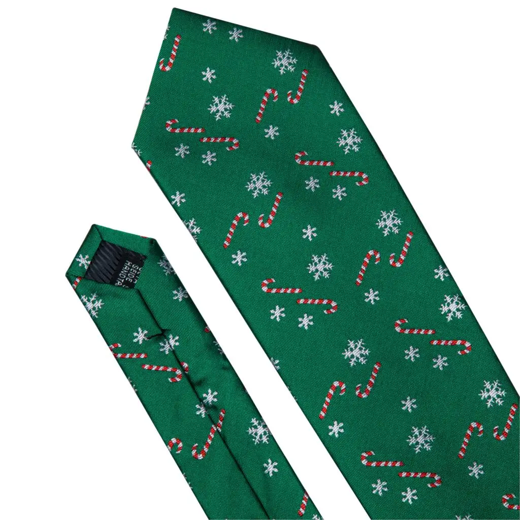Шелковый Зеленый цветочный мужской Рождественский галстук Hanky запонки набор Barry.Wang жаккардовый тканый модный дизайнерский галстук для мужчин подарок FA-5271