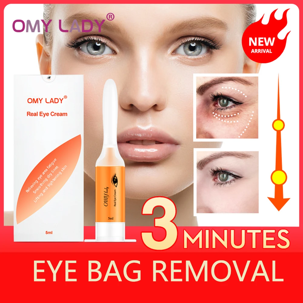 Для ухода за областью вокруг глаз 3 минуты мгновенный удалить Eyebags укрепляющий