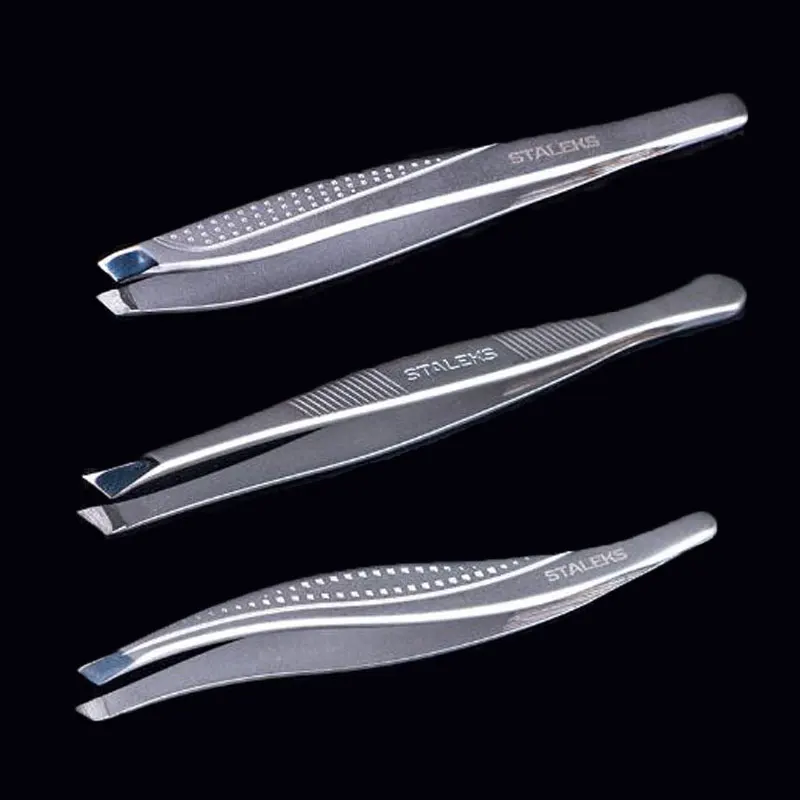 

Professional Eyebrow Tweezer Beauty Slanted Puller Excellent Closure Stainless Eyebrow Face Nose Hair Clip Remover Makeup Tool