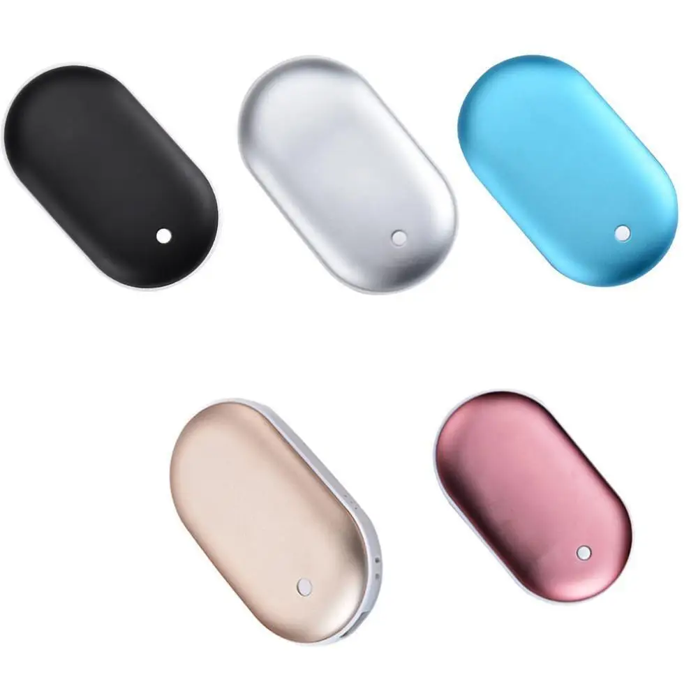 5200mAh Mini Hand Warmer Power Bank Portable USB Rechargeable Power Bank Mobile Phone Charger Winter Body Hand Warmer Powerbank