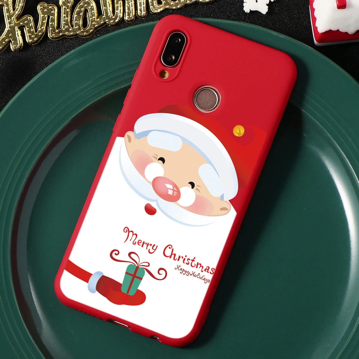 Мягкий ТПУ чехол s с рождественским оленем для huawei P30 P20 P10 mate 10 20 Pro 30 Lite для Honor 9X 8X 20i 7A P Smart чехол