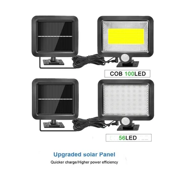 

Night Light Motion Sensor PIR Human Infrared Activated 56/30 LED Wall Emergency Lamp Hallway Bedroom split mount 5M cable garden