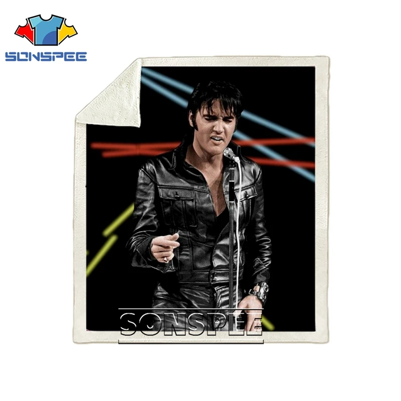 Диван-кровать, Узорчатое офисное одеяло ELVIS Presley Harajuku dj girl boy, мягкое одеяло-покрывало, детское дорожное одеяло, зимний квилт для софы