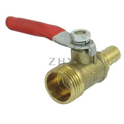 3/" PT с наружной резьбой до 8 мм рычаг шланга ручка латунный шаровой клапан