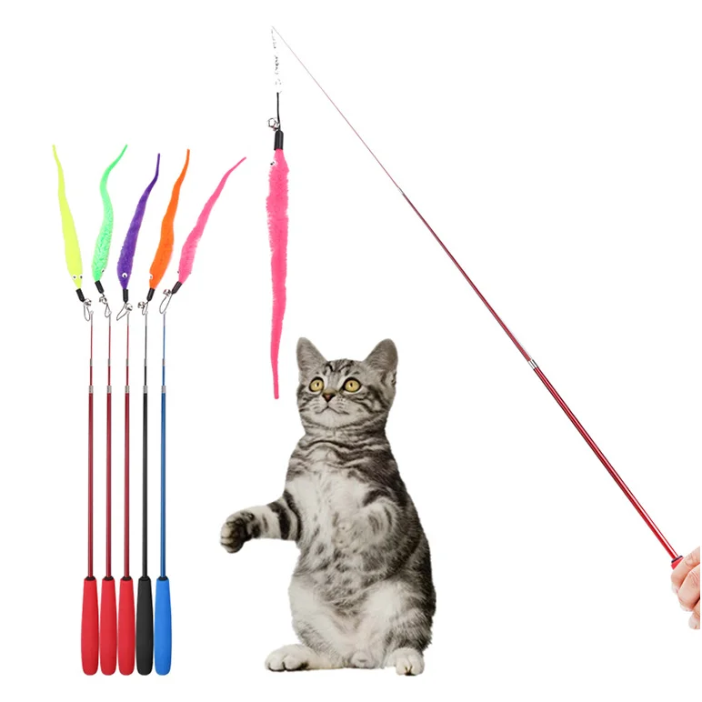 Модный Набор игрушек для кошек, плюшевый сменный котенок для домашних собак, забавная интерактивная игра