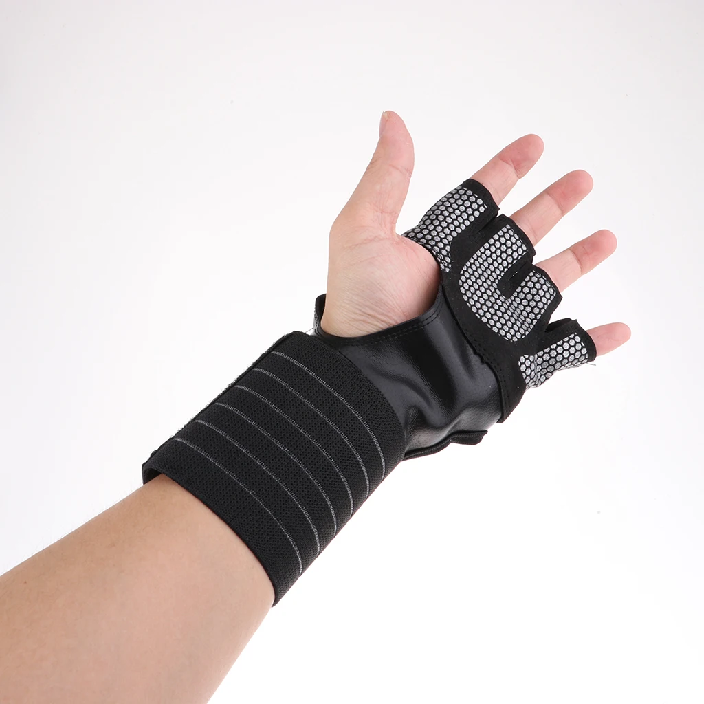 Breathable Half Finger Taekwondo Boxing Gloves & Wrist Wrap Support and Palm Protection – Men Women Exercise Accessories