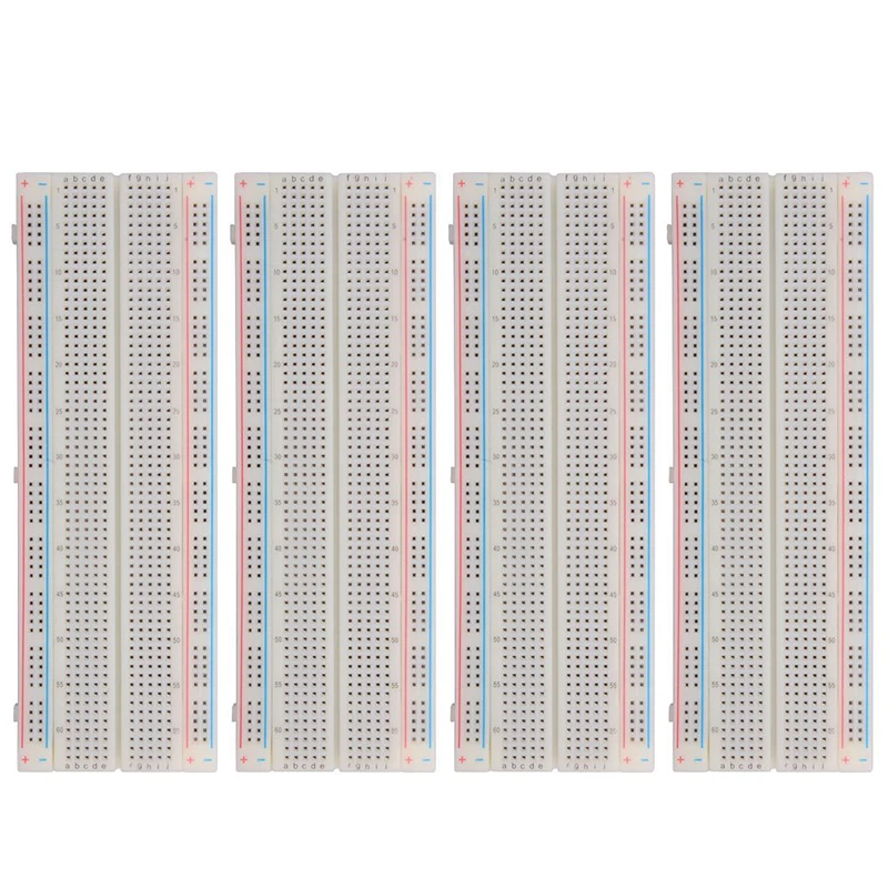 

HTHL-4 pcs 830 Tie Point PCB Solderless Breadboard for Arduino