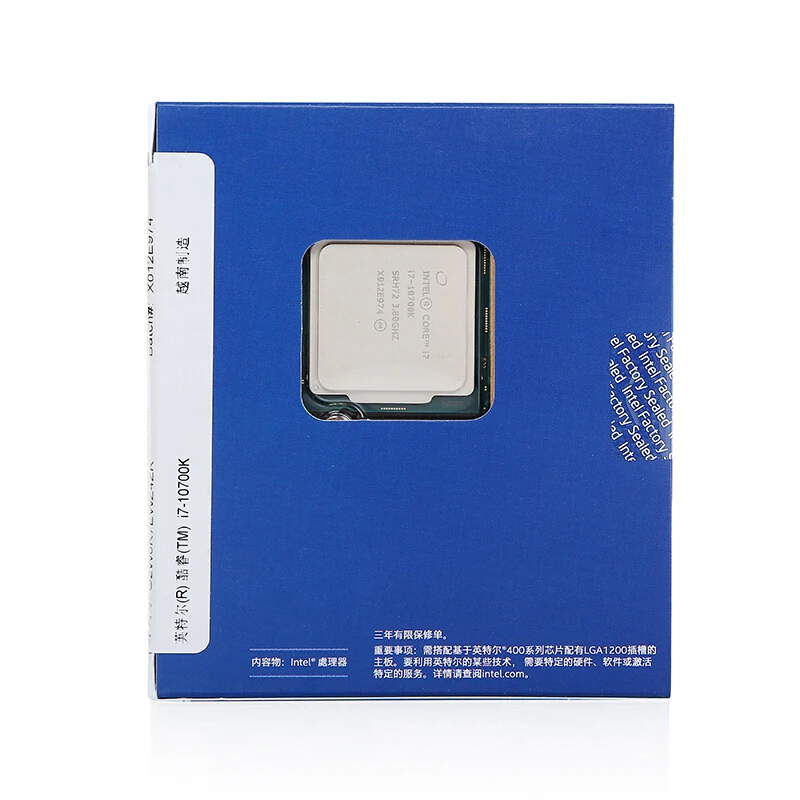 Intel Core I7 10700k 3.8ghz Eight-core 16-thread Cpu Processor L2 