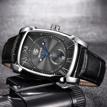 

Reloj Hombre 2019 BENYAR Brand Luxury Watch Men Sport Date Waterproof Casual Leather Quartz Wrist watches Men erkek kol saati