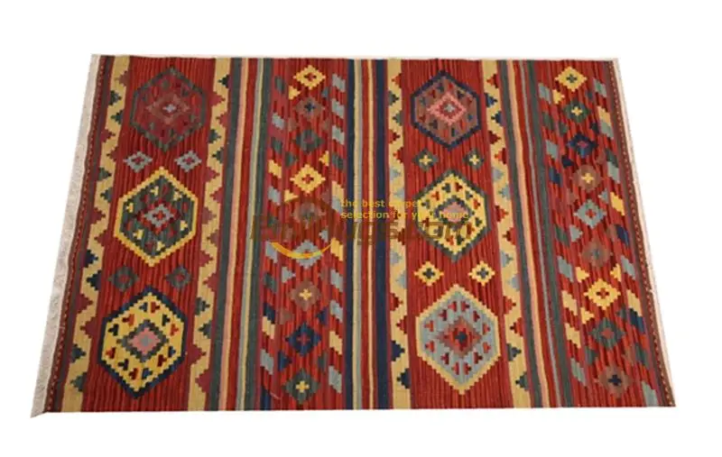 kilim runner Fabric Handmade Bedroom Square Turkish Natural
