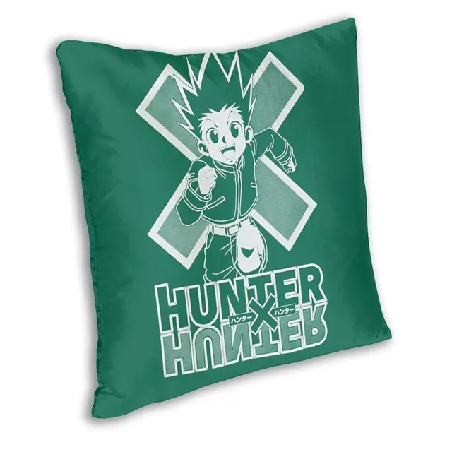 Hunter X Dobás Párnahuzat Dekoráció Egyedi Shonen Vadász Gon Freecss Párna Borító 40X40Cm A Nappalihoz - Image 2