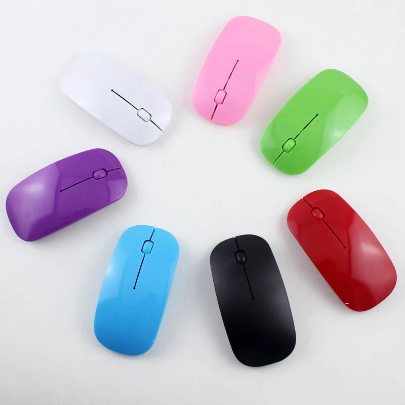 1000 dpi Мини USB игровая мышь оптическая беспроводная компьютерная мышь 2,4G приемник супер тонкая мышь для ПК ноутбука дропшиппинг 10 м работа