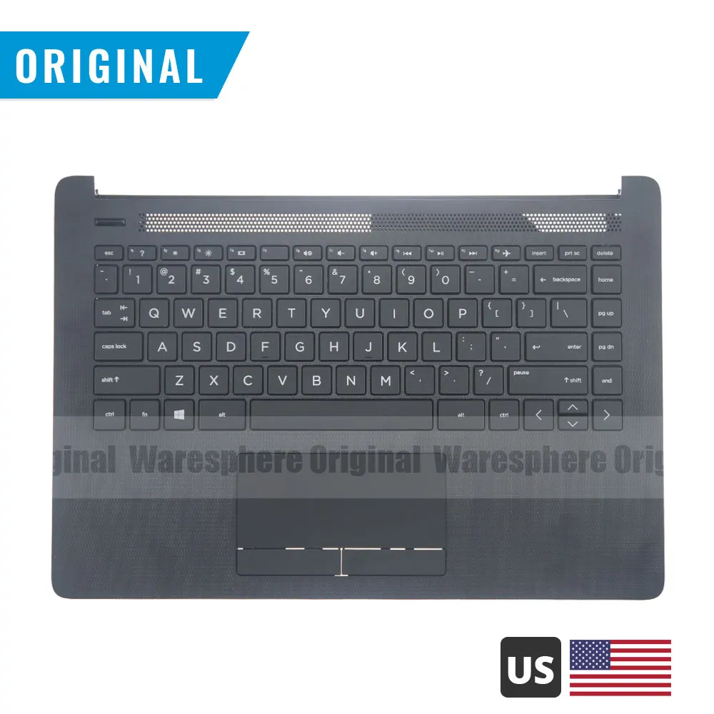 Упор для рук для hp 14-CM 14T-CM000 14-CK0001TU 14q-cs0000TU верхняя крышка с американской клавиатурой Touc hp ad верхний чехол L23239-001